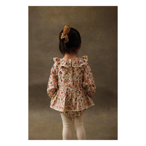 Louise Misha - India Fleurie Organic Cotton Romper | Cream