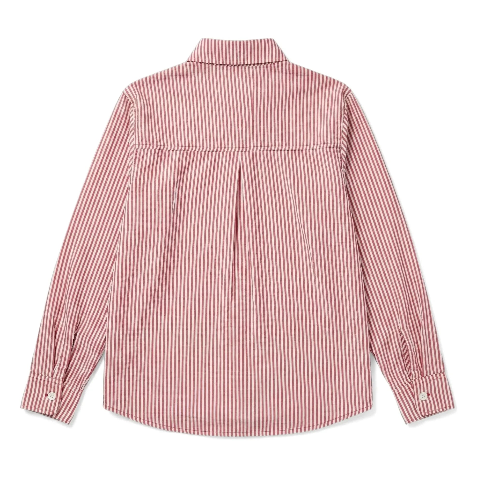 Smallable Kid - Striped Shirt | Cherry Red
