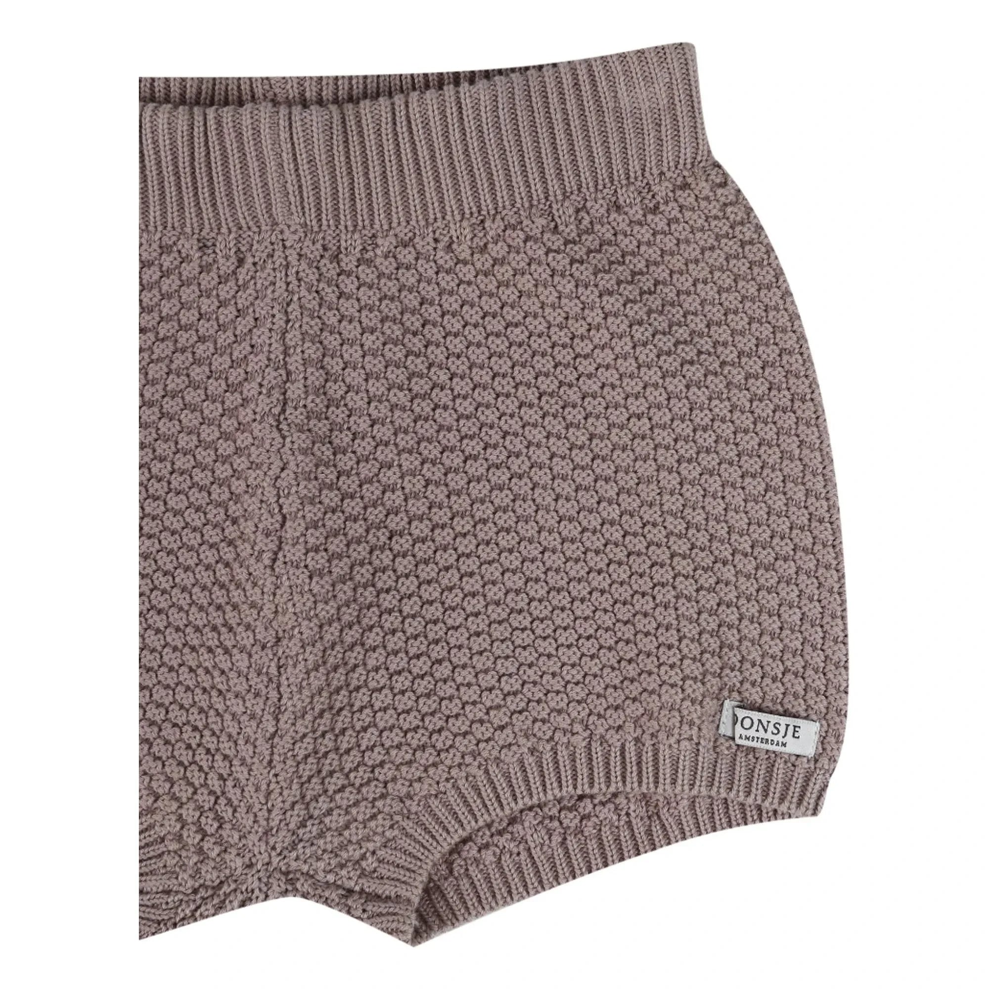Donsje - Seloen Maille Shorts | Brown