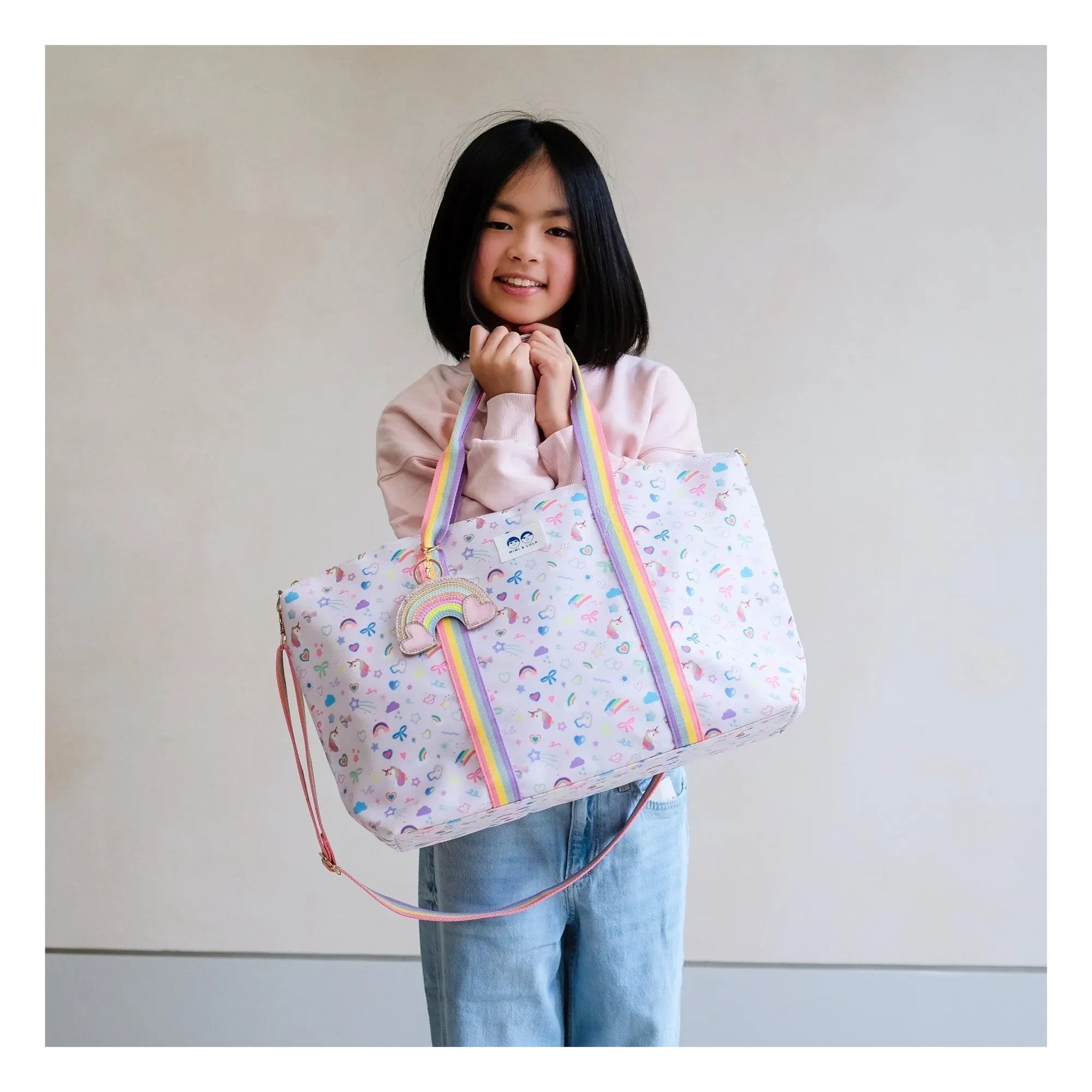 Mimi & Lula - Unicorn Weekend Bag | Pale Pink