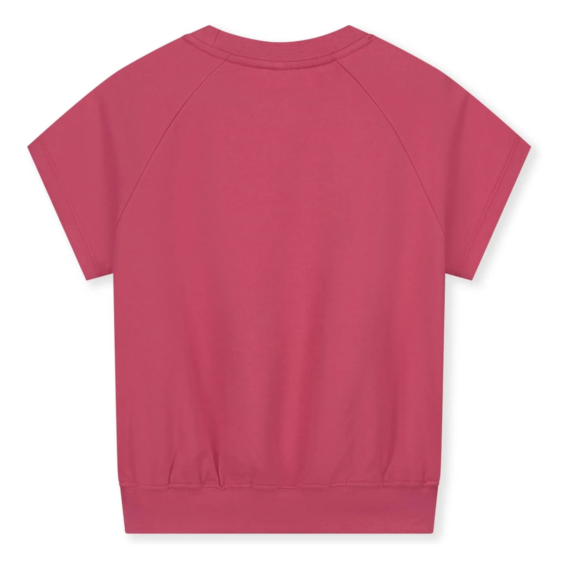 Gray Label - Organic cotton short-sleeve sweatshirt | Fuchsia