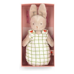 Moulin Roty - Nine the Rabbit Plush Doll in Box | Sand