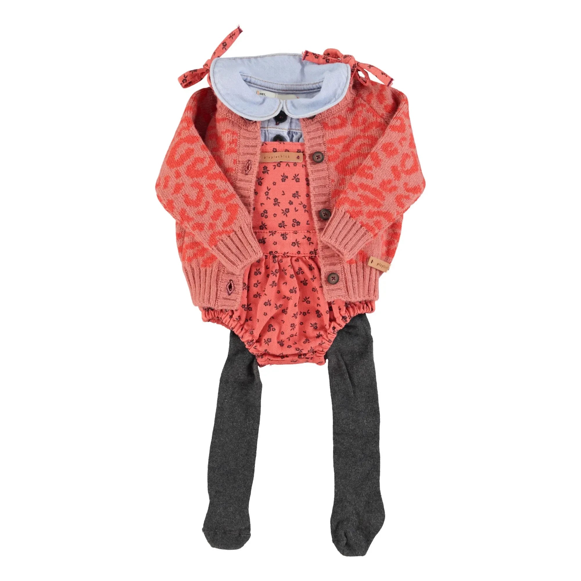 Piupiuchick - Leopard Wool Vest | Pink