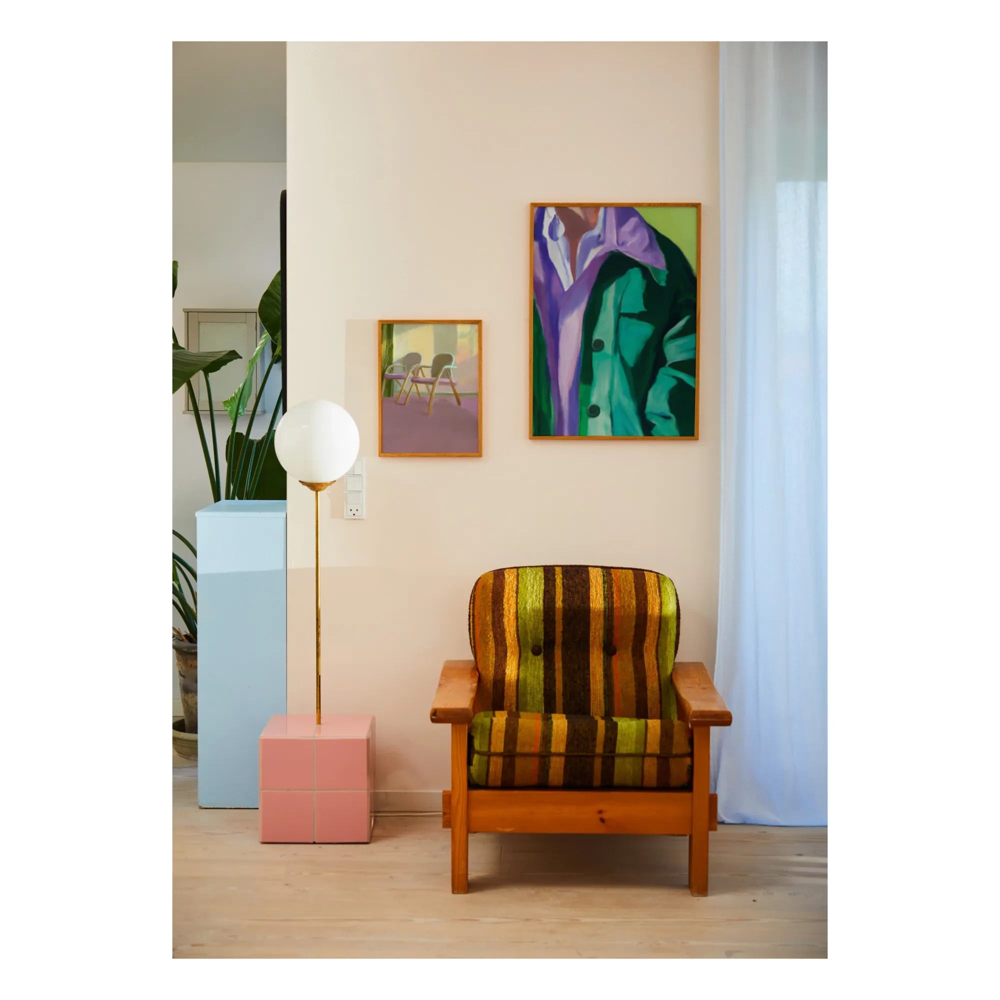 Paper Collective - Misfitting Things Waiting Room Poster | Pink