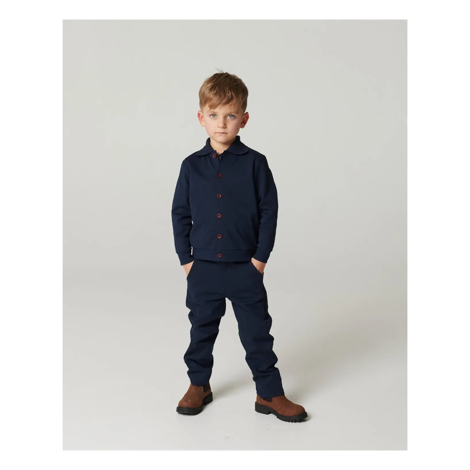 Copenhagen Colors - Stretch Organic Cotton Chino Pants | Navy