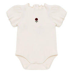 Donsje - Nowie Fleur Organic Cotton Bodysuit | Ecru