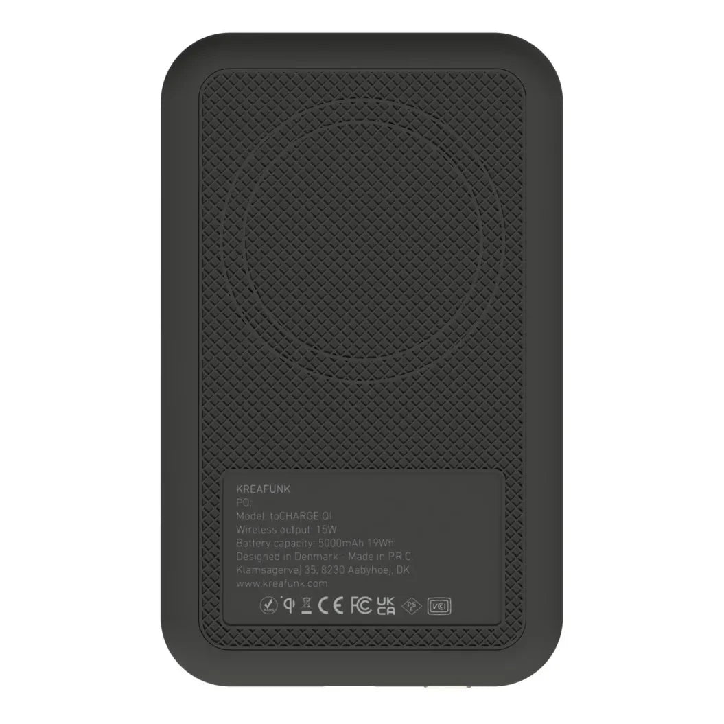 Kreafunk - ToCHARGE QI Powerbank | Black