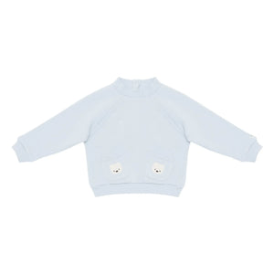 Donsje - Sweat Foppe Polar Bear Organik Pamuk | Buz Mavisi