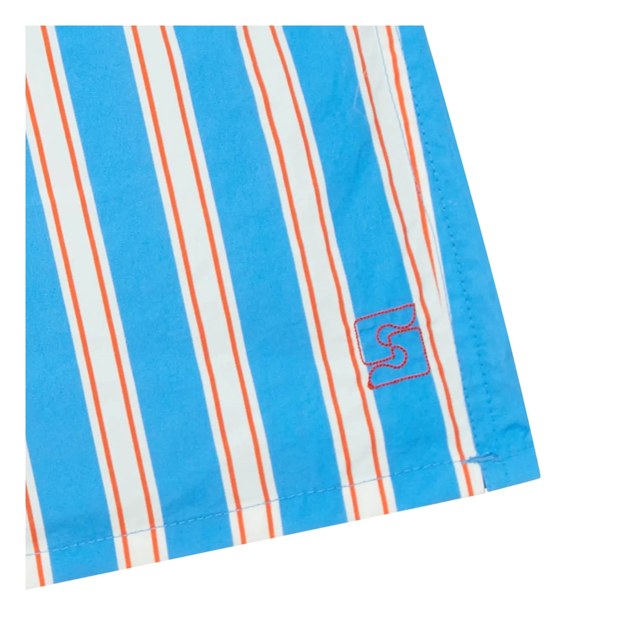 Smallable Kid - Archie Striped Swim Shorts | Electric Blue