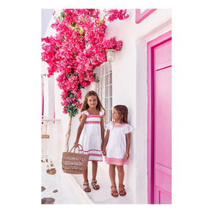 Tartine et Chocolat - Ruffled Dress | White