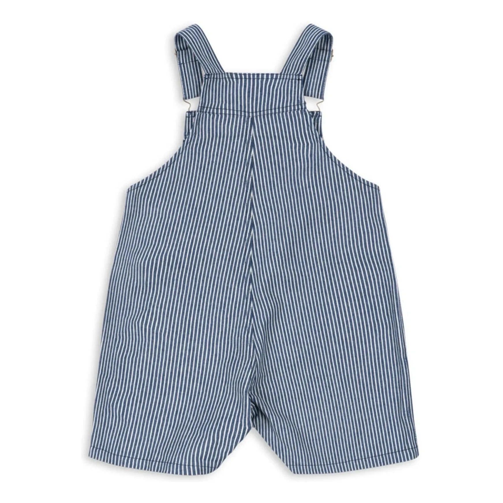 Konges Sløjd - Luc Striped Organic Cotton Short Jumpsuit | Blue