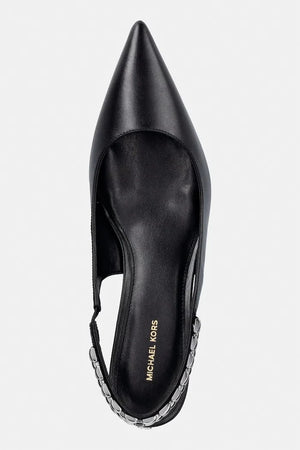 MICHAEL Michael Kors Marcia Kitten Sling Pump Deri İnce Topuklu Ayakkabı