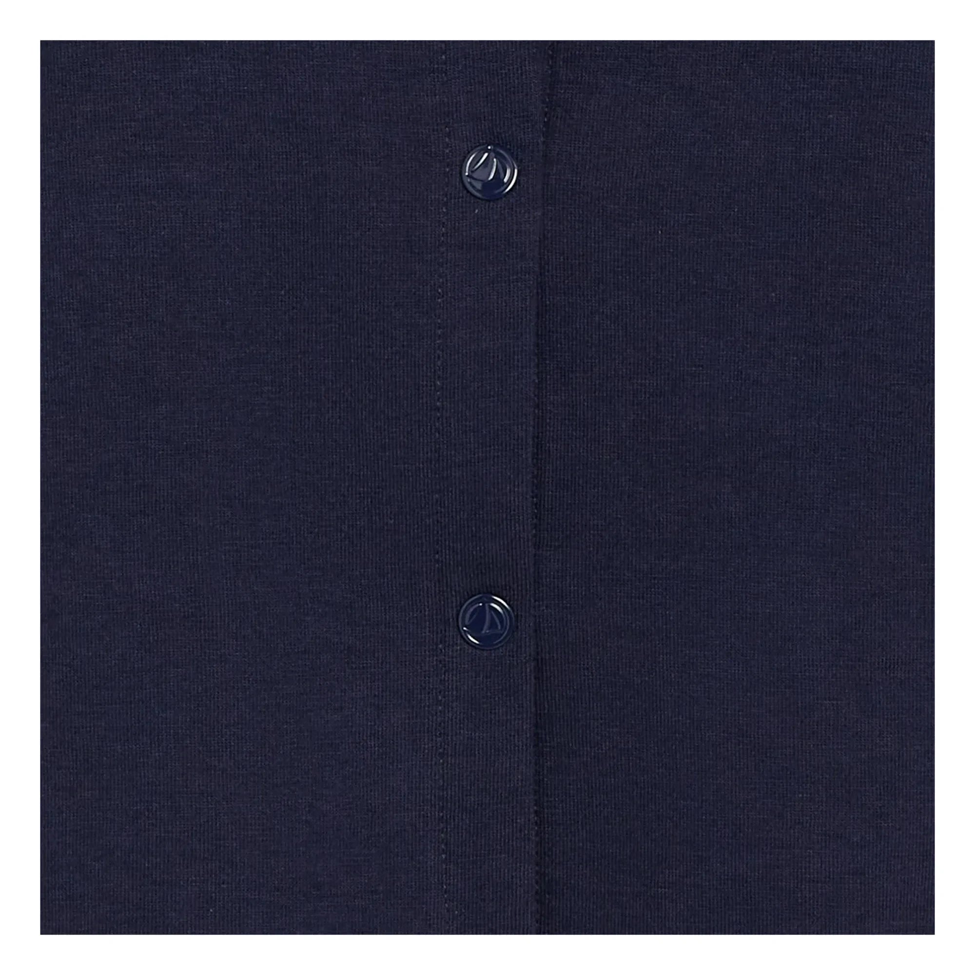 Petit Bateau - Organic Cotton Belted Cardigan | Navy