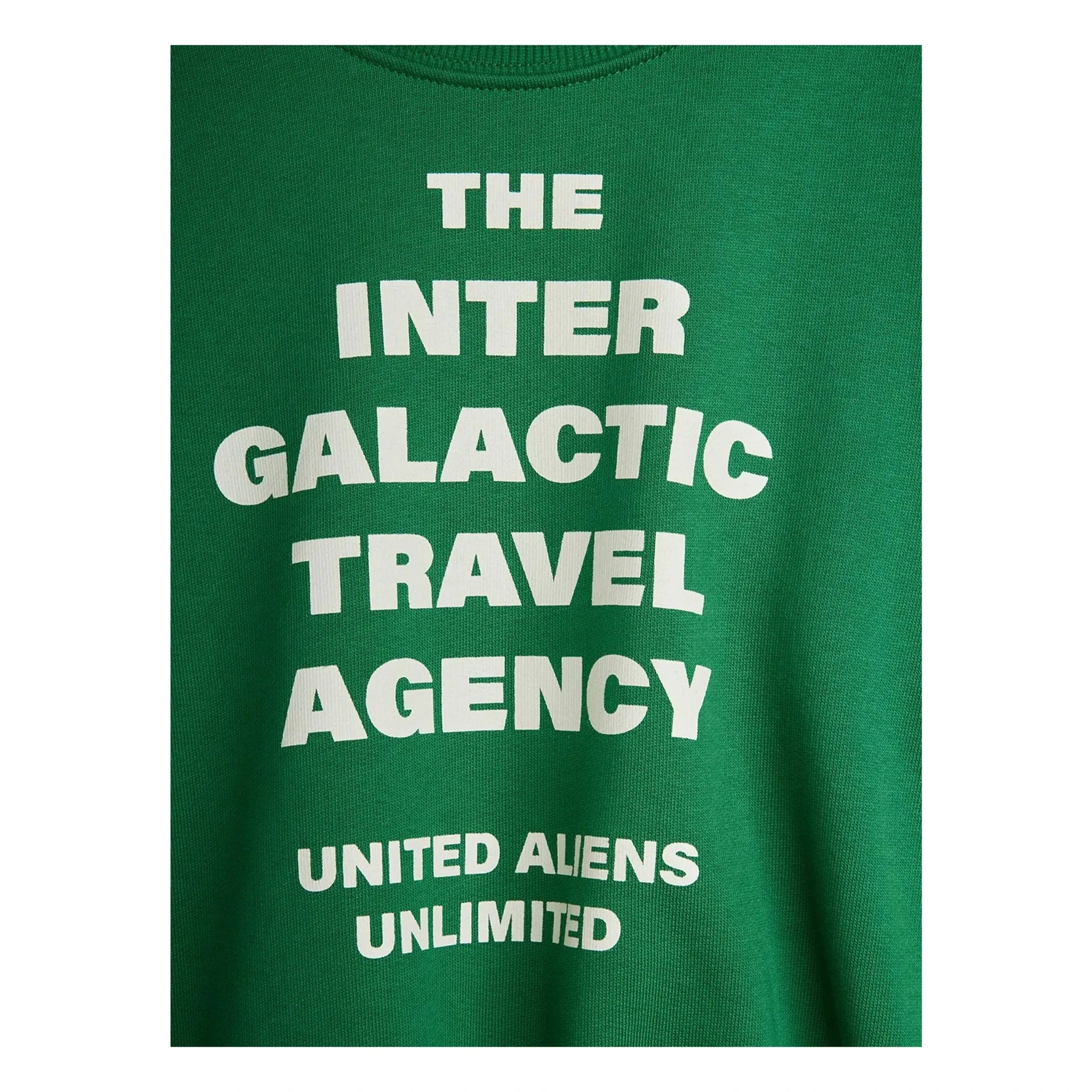 Mini Rodini - Sweat Travel Agency Organik pamuk | Yeşil