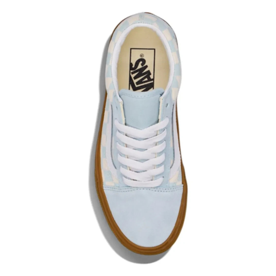 Vans - Sneakers Laces Old Skool Gum Check | Light blue