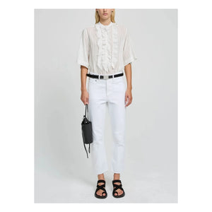 Laurence Bras - Blouse Magrita Short Cotton | White