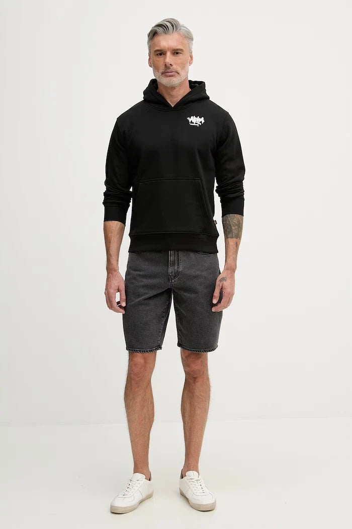 Alpha Industries Kapüşonlu Erkek Pamuklu Signature Sweatshirt