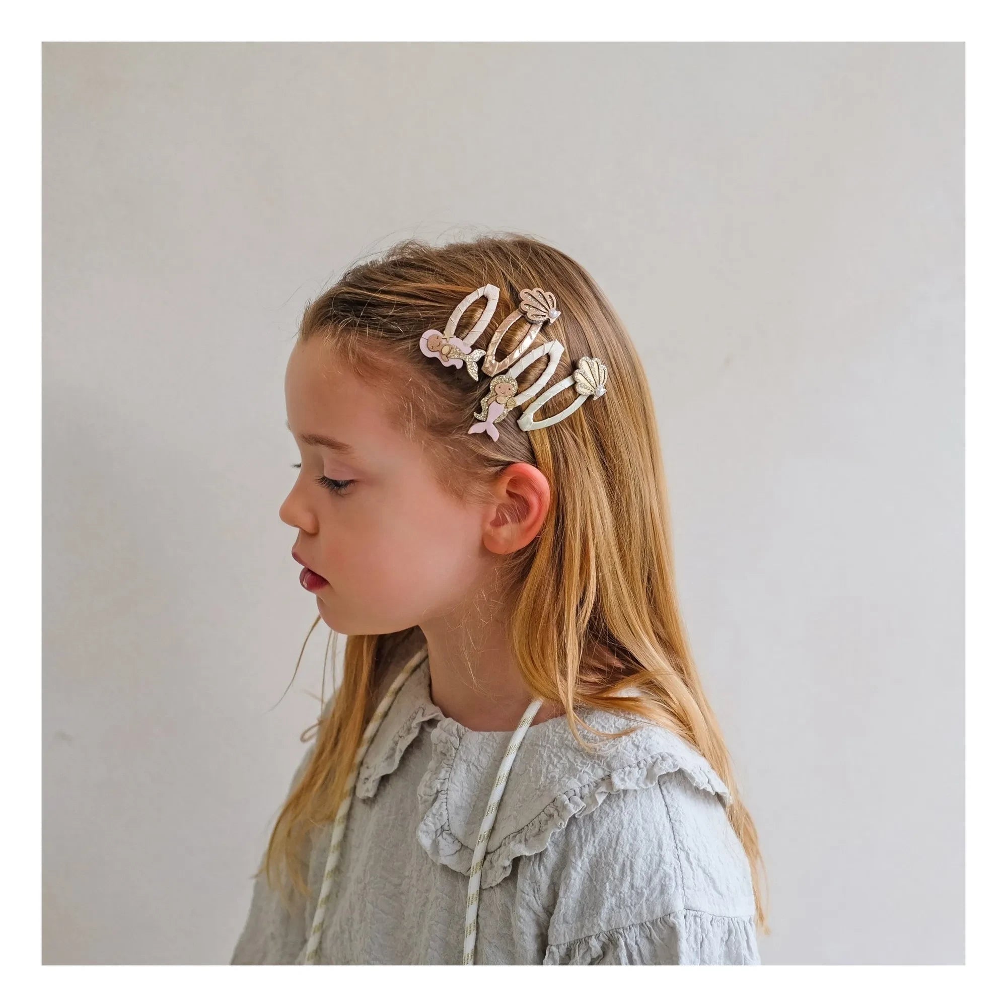 Mimi & Lula - 4 Siren Hairpin Set | Gold
