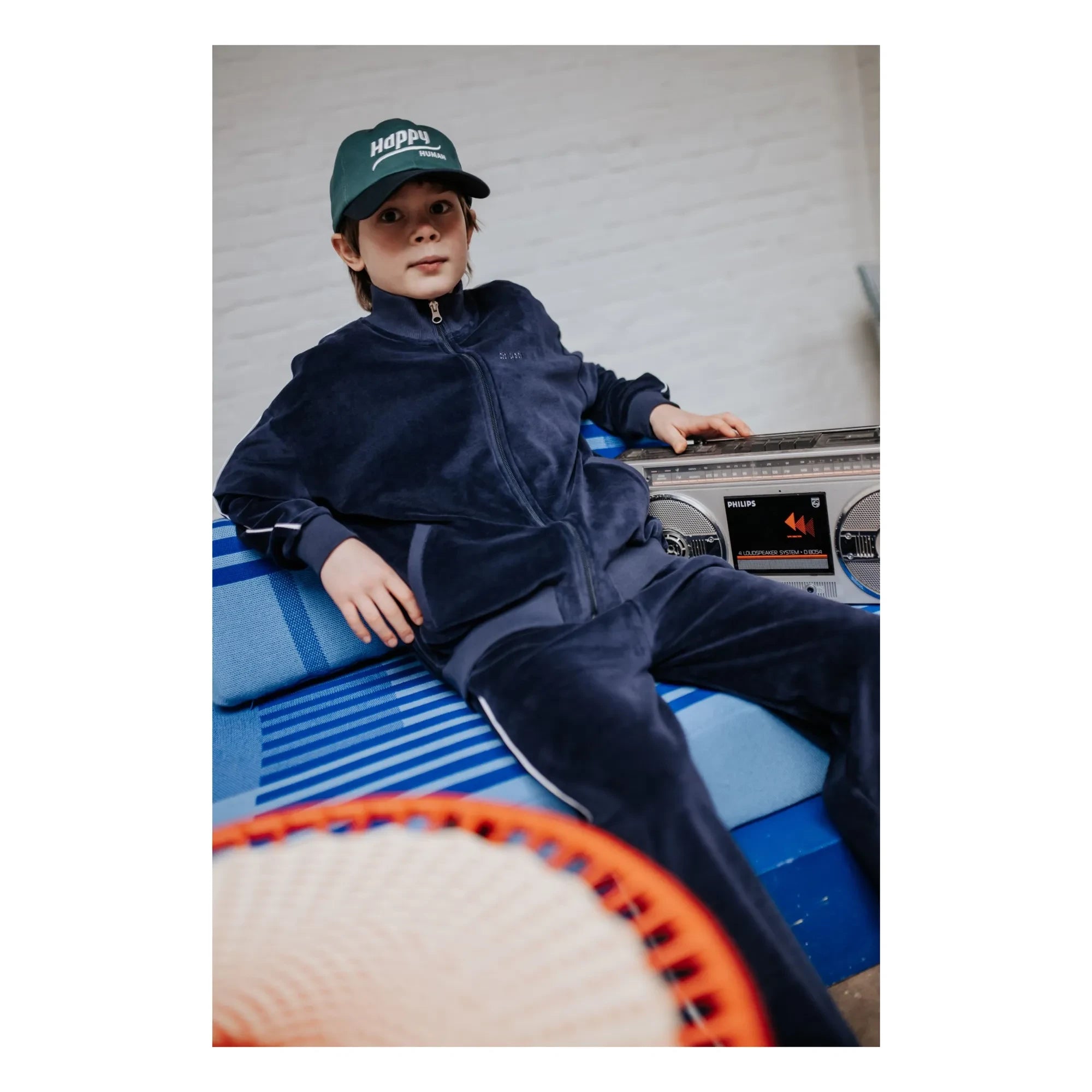 Cos I Said So - Velvet Organic Cotton Jacket | Navy Blue