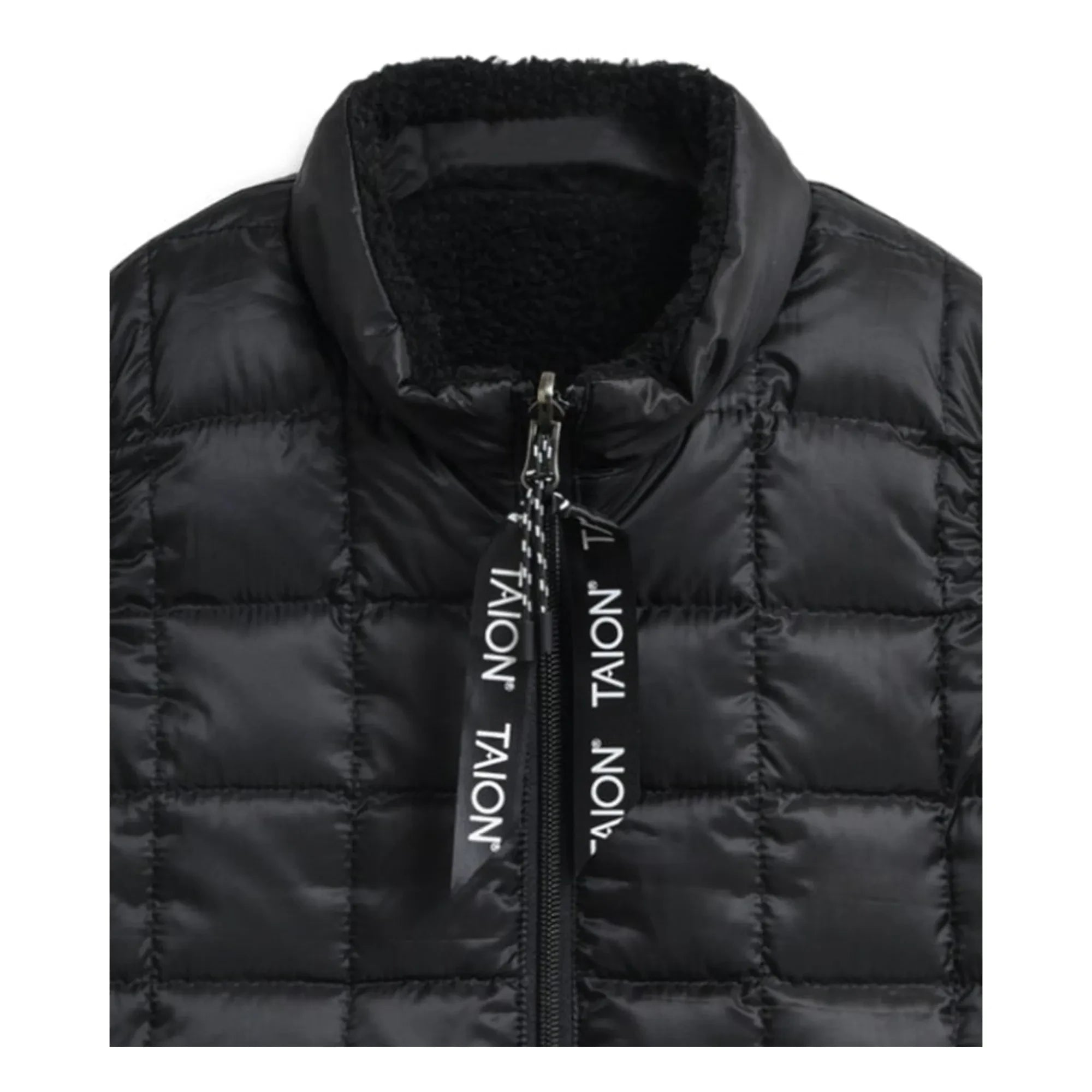 Taion - Down x Boa Mountain Reversible Sleeveless Jacket | Black