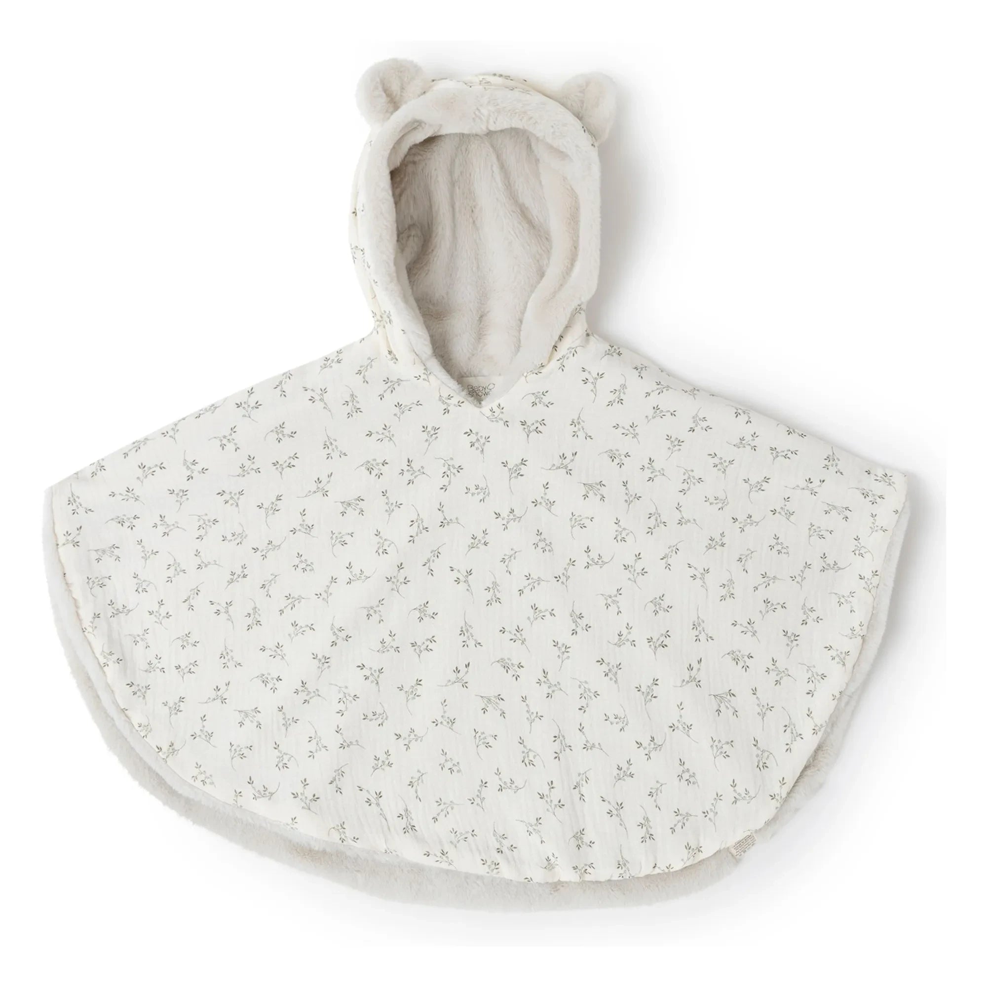 Babyshower - Olive Bloom polar panço | Ekru