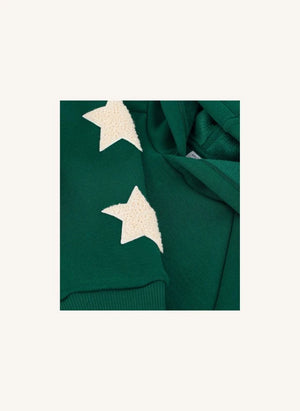 Petit Bateau - Green Stars Hoodie
