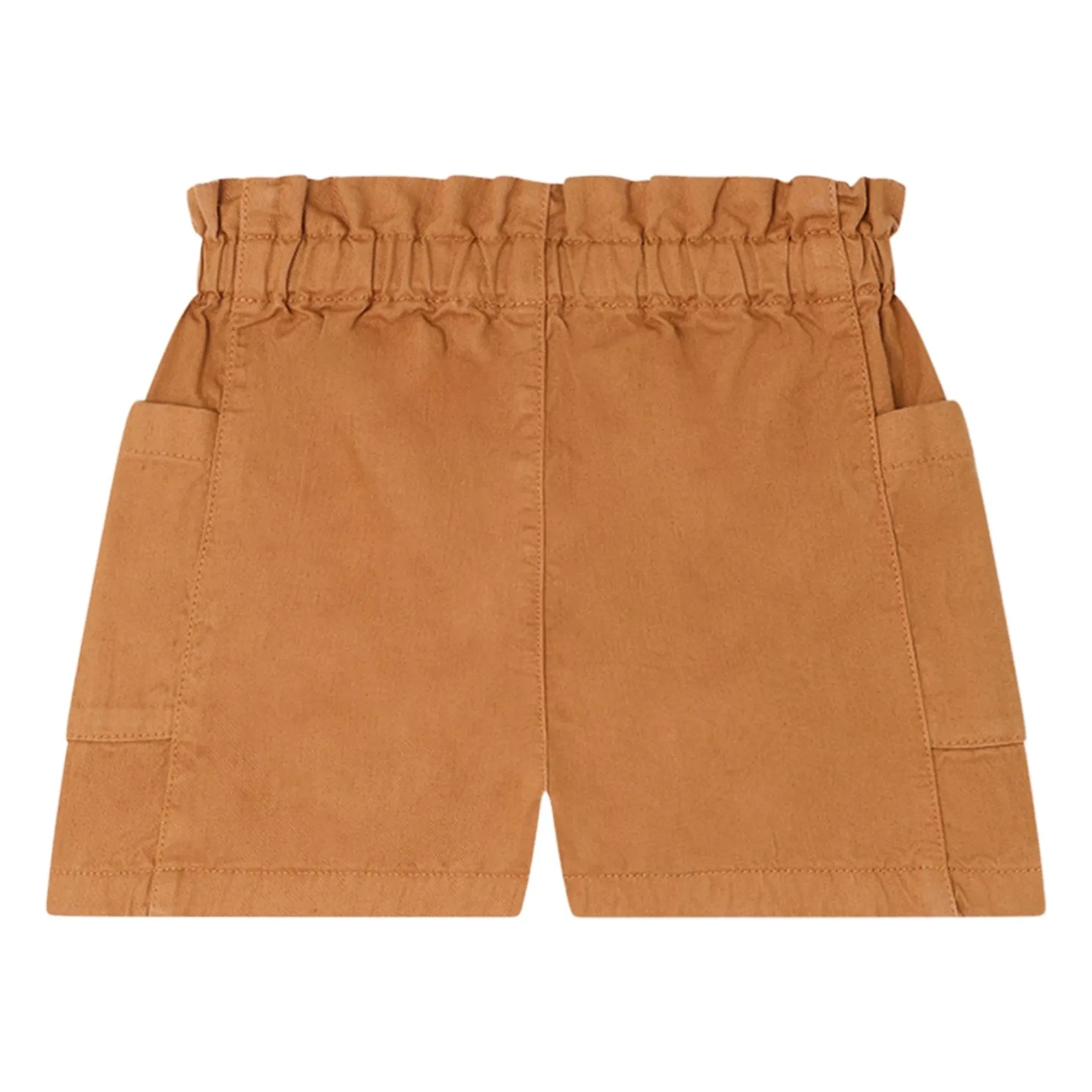 Bonpoint - Nougat Organic Cotton Shorts | Camel