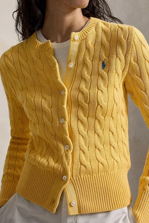 Polo Ralph Lauren kadın pamuklu yelek COTTON-LSL-CRD