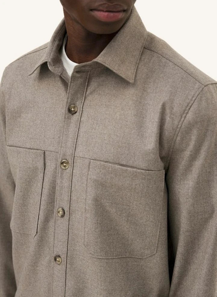 Noyoco - Ottawa Virgin Wool Shirt Jacket | Natural