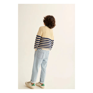 Cozmo - Echo Striped Jeans | Light Blue