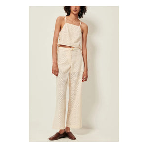 Sessùn - Allindy Cotton Pants | Ecru