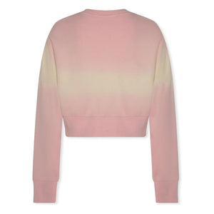 AO76 - Abby Dip Dye Recycled Cotton Sweatshirt | Light Pink