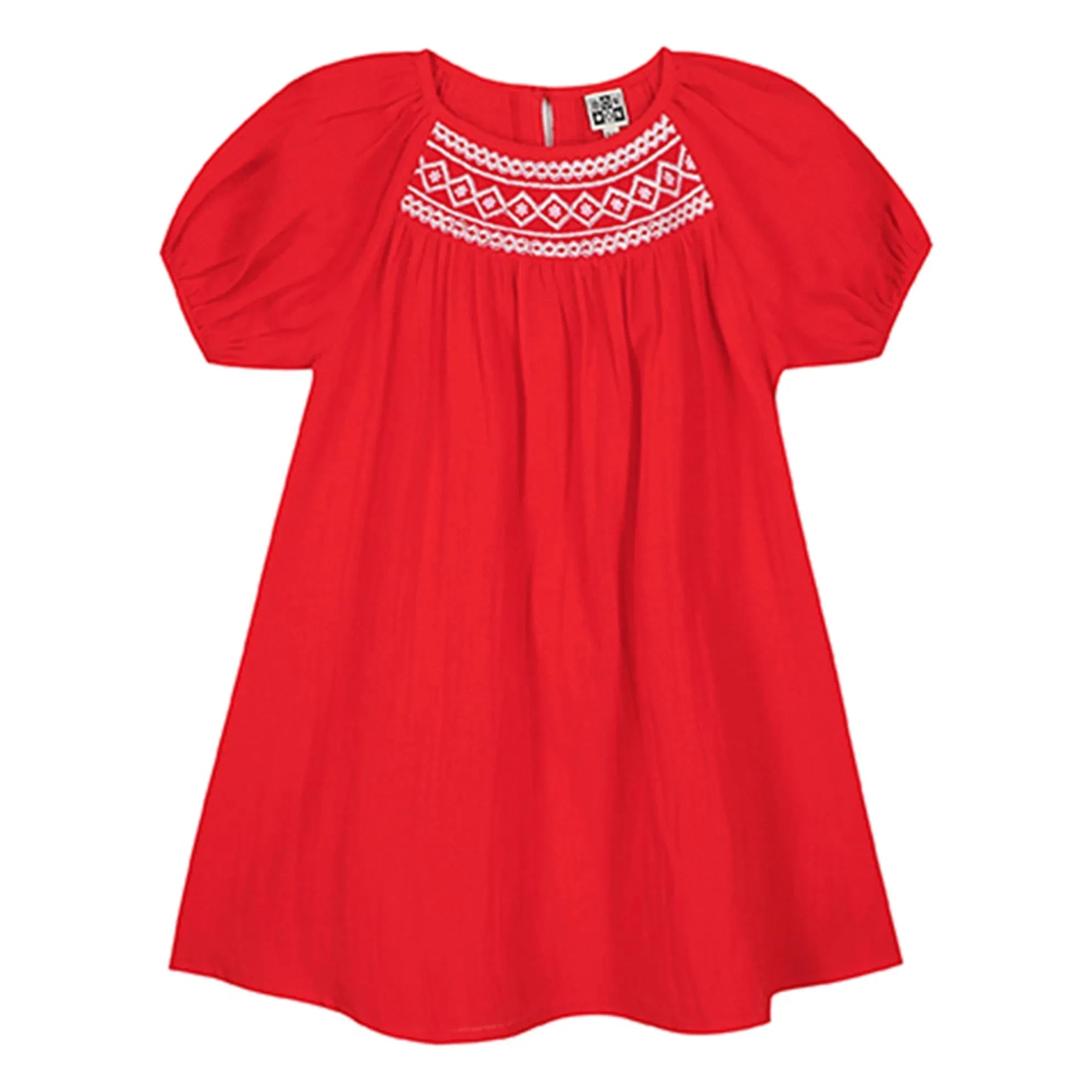Bonton - Nala Gathered Dress | Vermilion