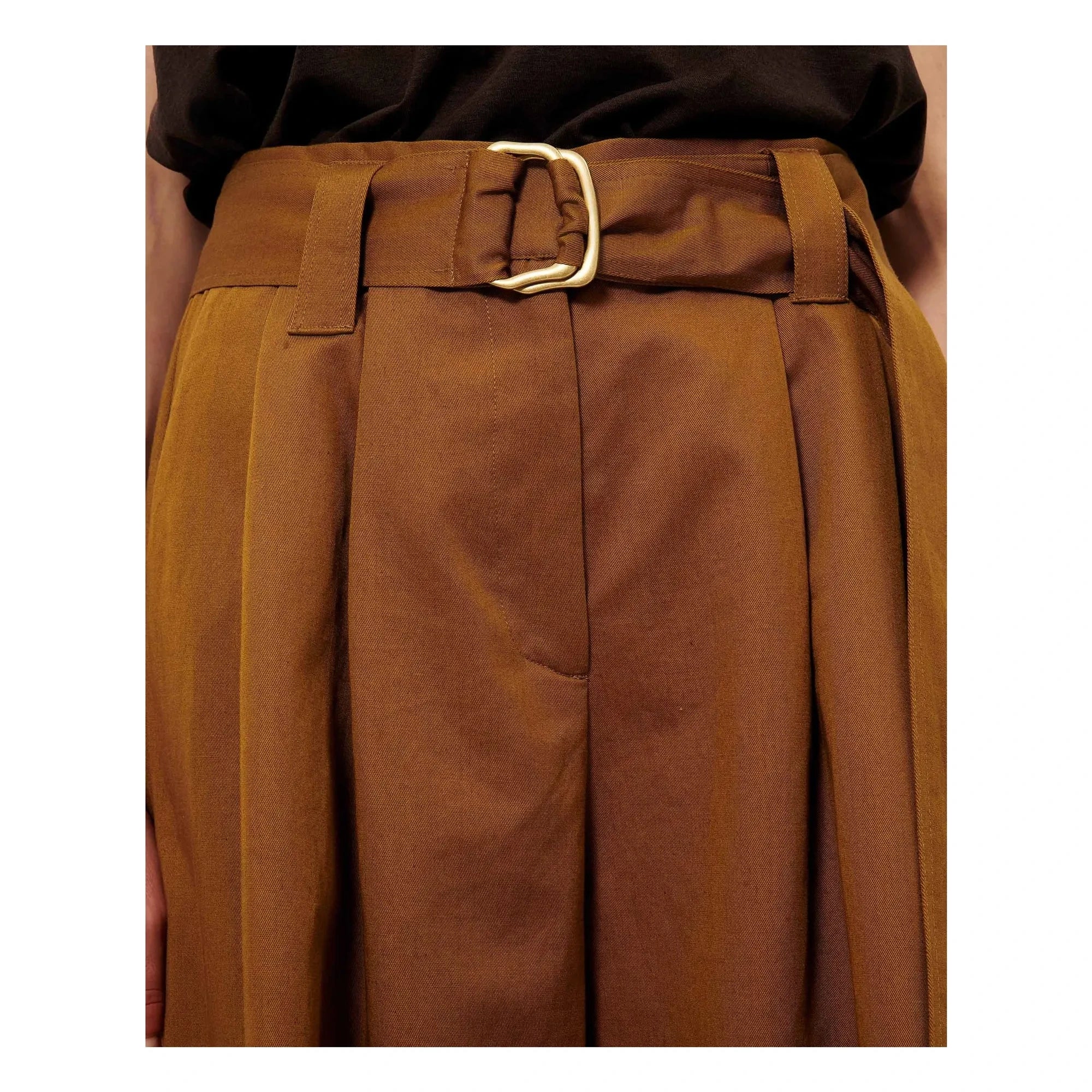 Sessùn - Rive Cotton Pants | Bronze