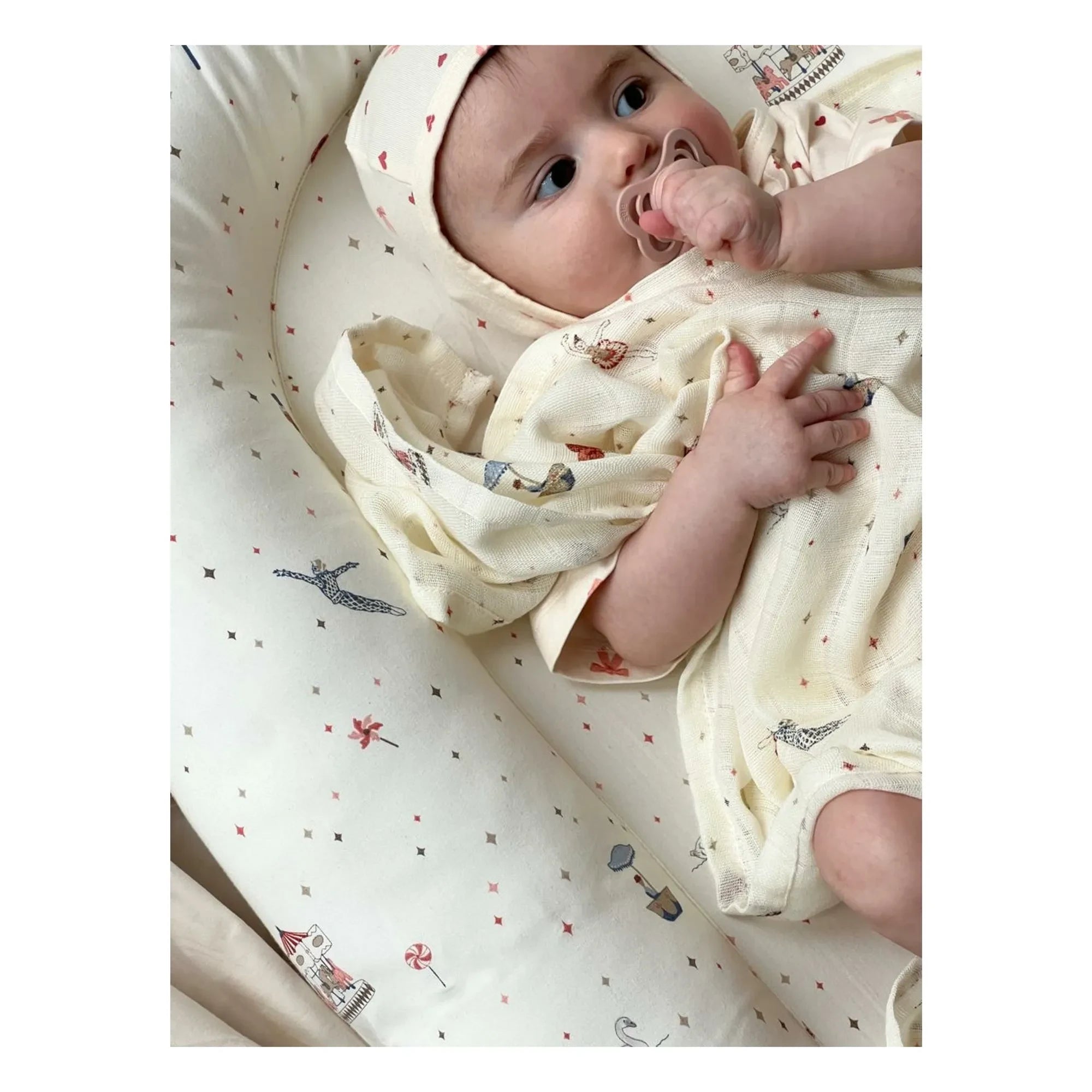 Cam Cam - Carrousel Baby Pillow