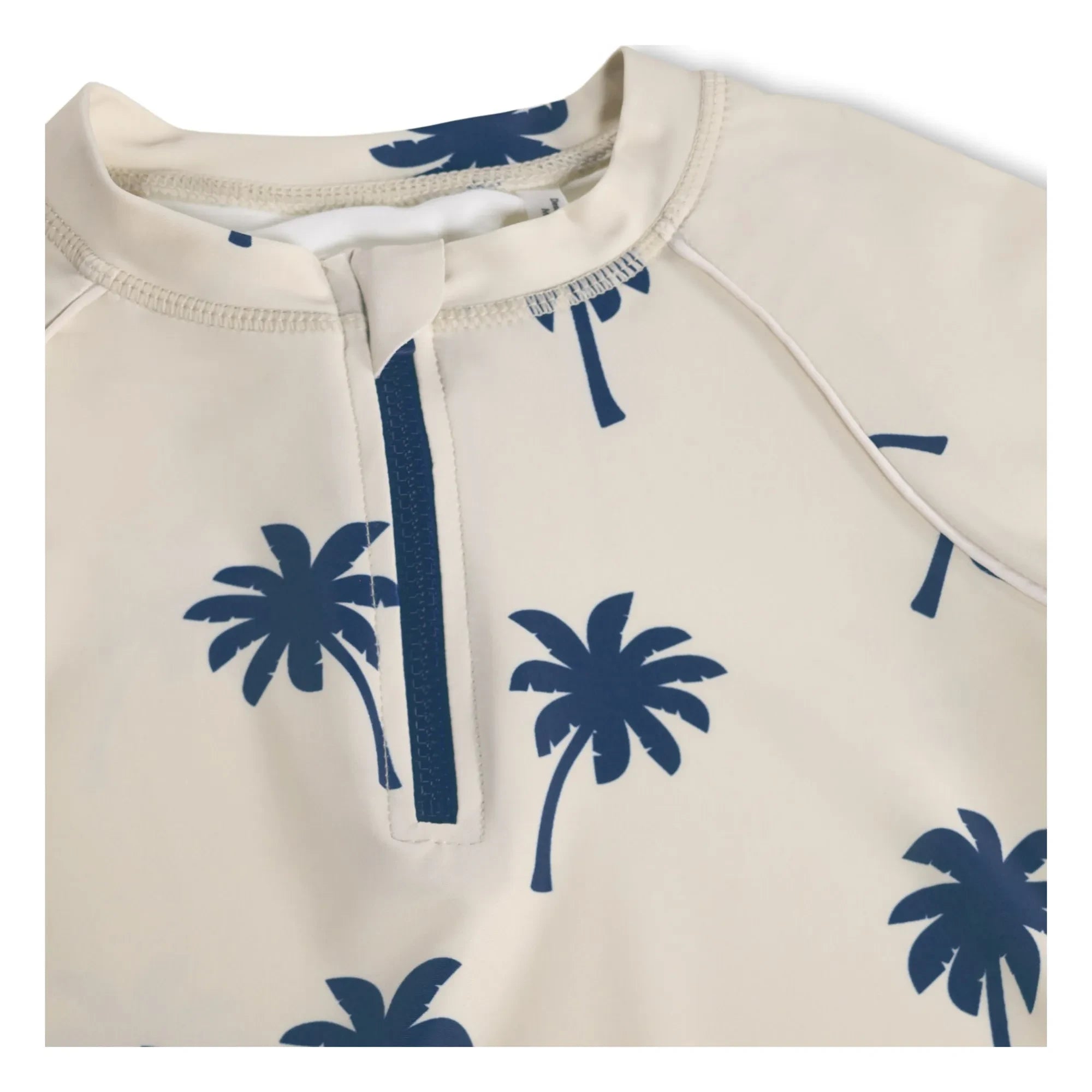 Molo - Noble SS Palm Anti-UV T-Shirt Made from Recycled Fibers | Beige