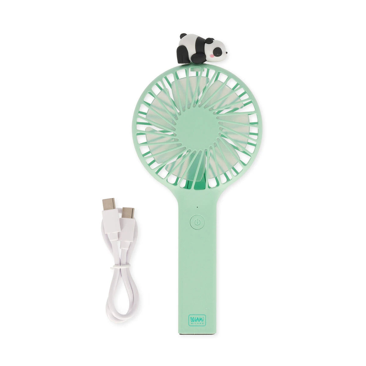 Legami - Rechargeable Portable Fan with Base - Mini Fan