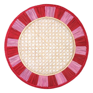 Coro Cora - Wavy American Placemat | Red