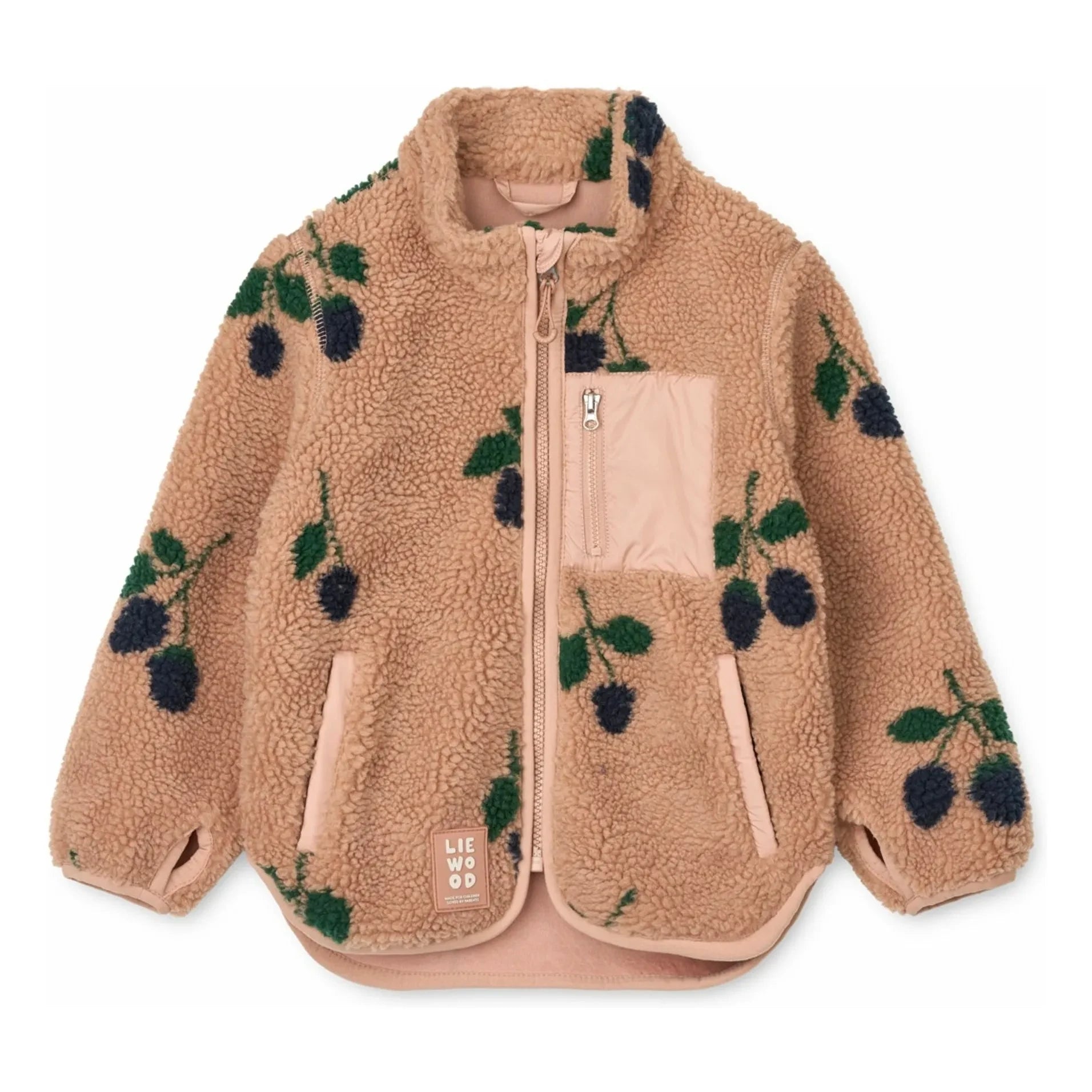 Liewood - Nolan Sherpa Jacket | Dust Pink