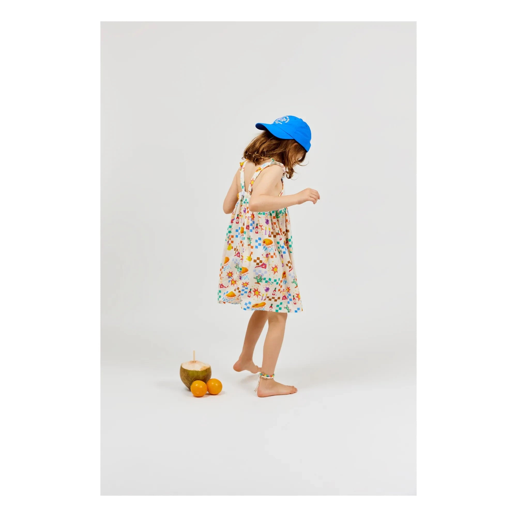 Arsène et Les Pipelettes - Pastor Poplin Bib Dress | Ecru