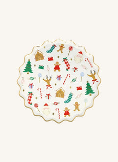Meri Meri - Joli Noël large plates - set of 8
