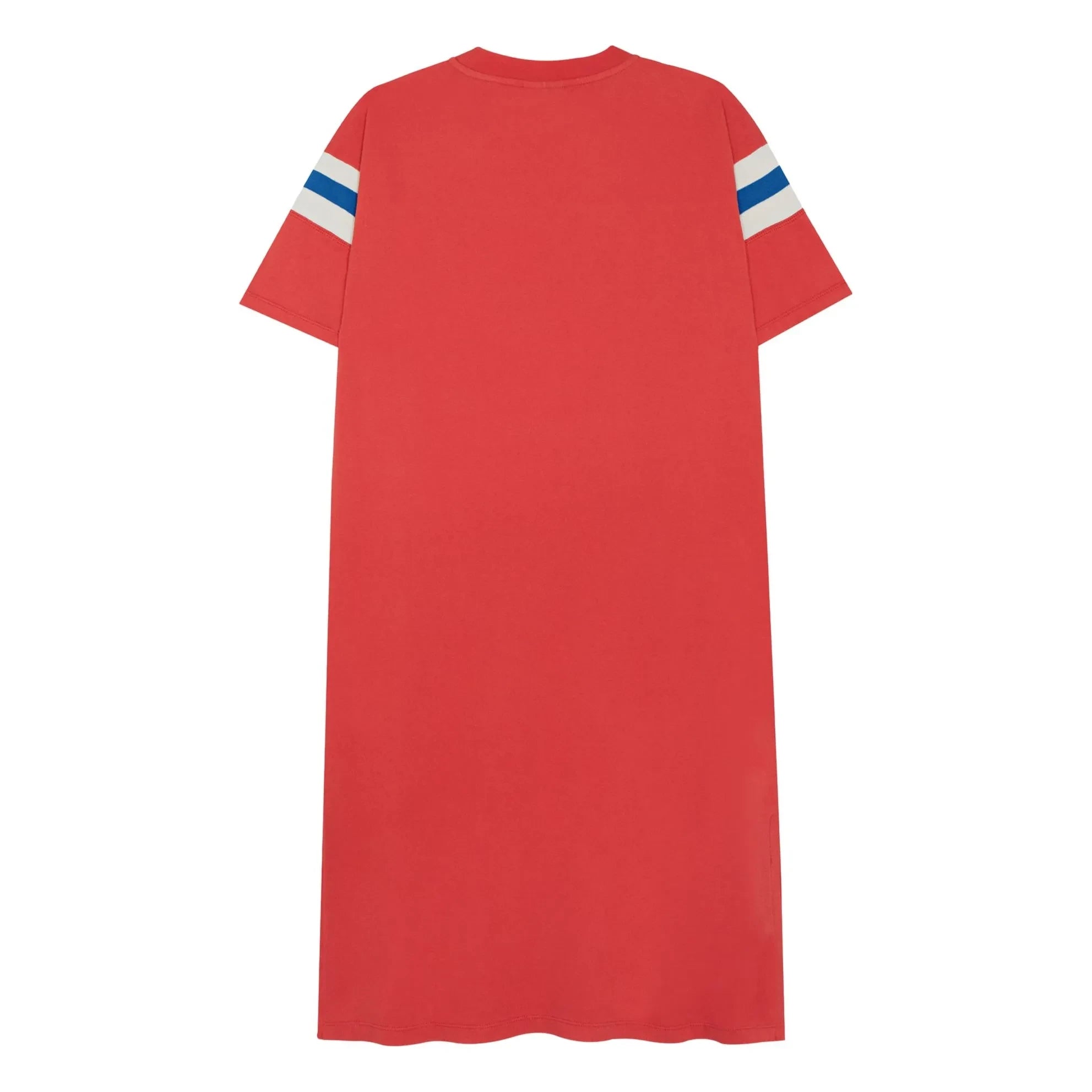 The Campamento - Oversize Contrast Striped Dress | Red