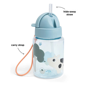 Done by Deer - Tiny Farm Baby Bottle - 280 ml | Light Blue