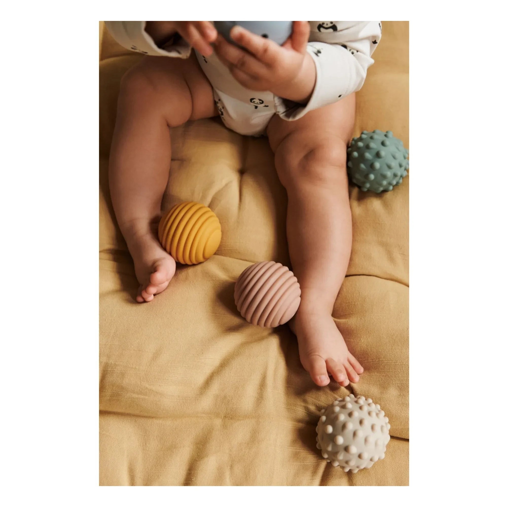 Liewood - Dorian Sensory Balls - Set of 5 | Beach Blue/Multi Mix
