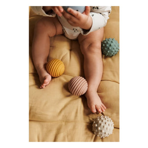 Liewood - Dorian Sensory Balls - Set of 5 | Beach Blue/Multi Mix