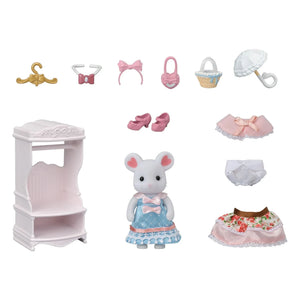 Sylvanian Families - Fashion Bag and Sister Marshmallow Mouse