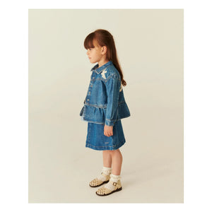 Copenhagen Colors - Organic cotton denim skirt | Blue