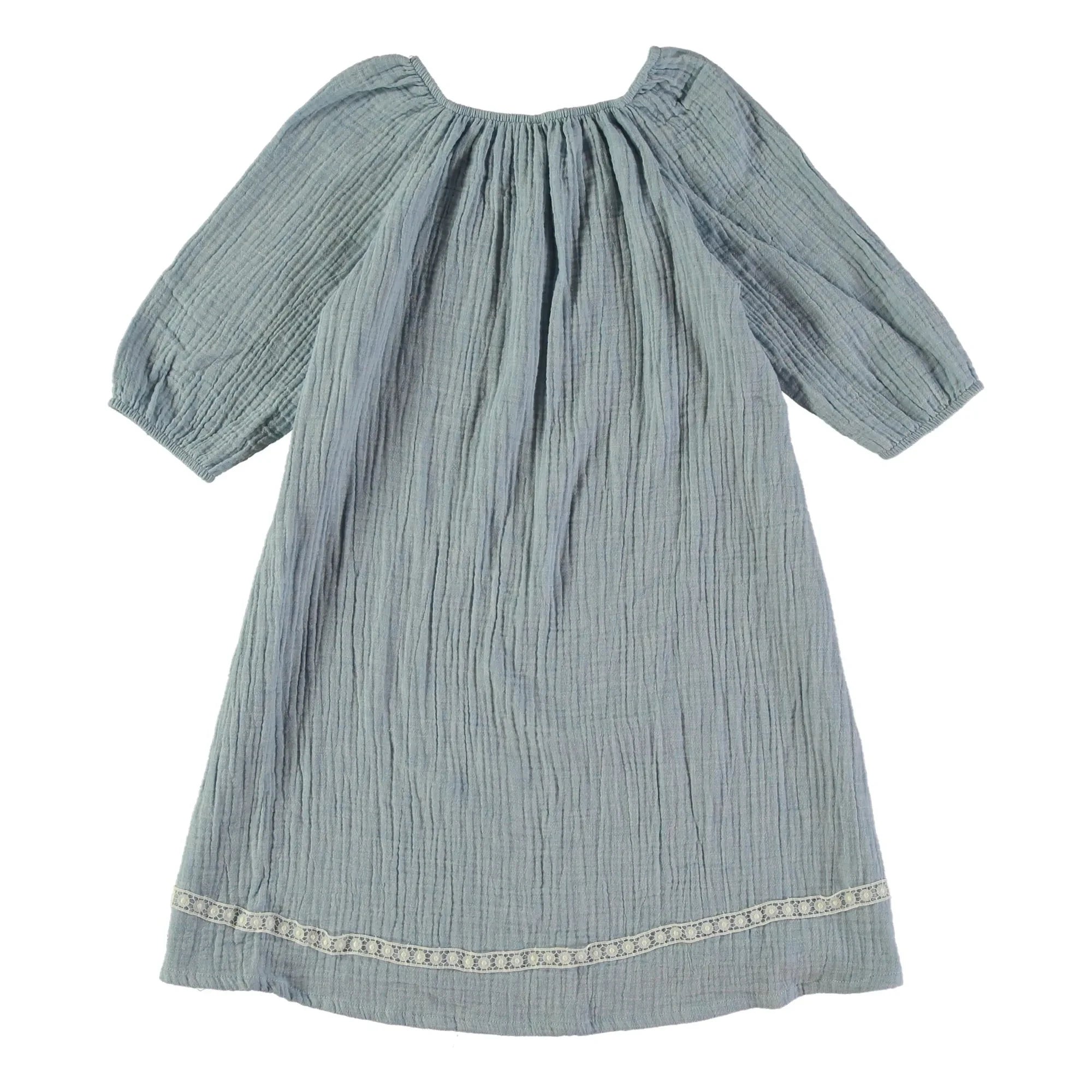 Risu Risu - Ostuni Organic Cotton Nightgown | Light Blue
