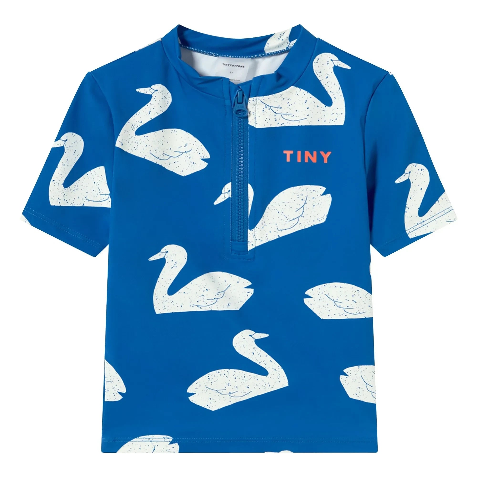 Tinycottons - Swans UV Protection Bath T-Shirt | Blue