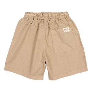 Búho - Organic Cotton Poplin Bermuda Shorts | Beige